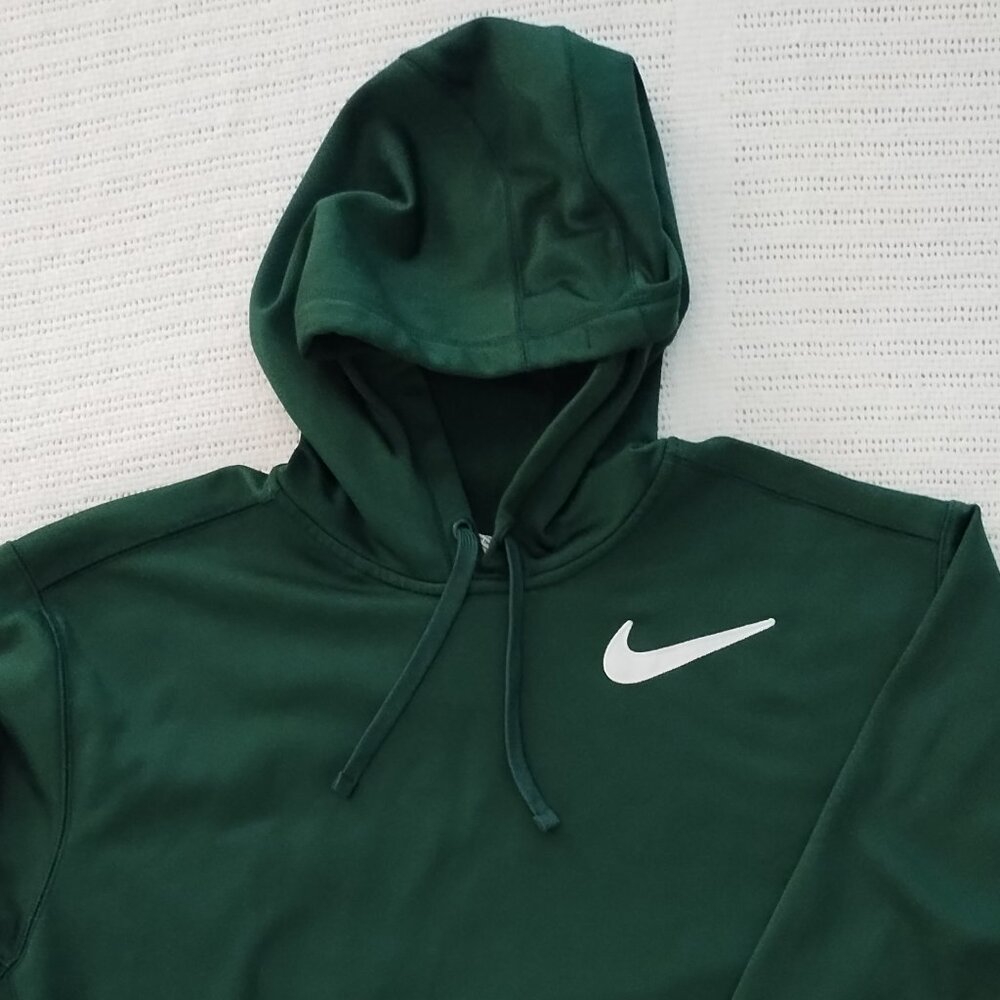 Nike Men's Therma-Fit Hoodie - GREEN - XXL (VGC)